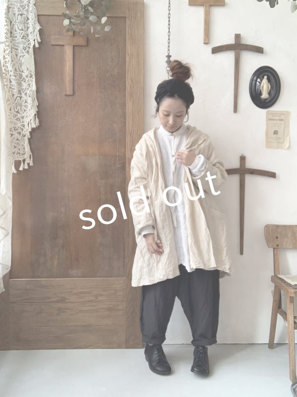 画像14: MARCHE' DE SOEUR/ジャケット・インペリアルヘンプ生成り (14)