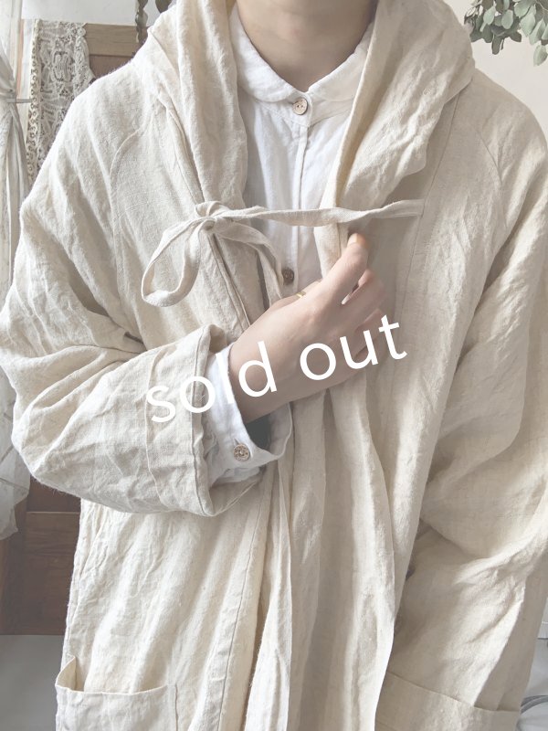 画像13: MARCHE' DE SOEUR/ジャケット・インペリアルヘンプ生成り (13)