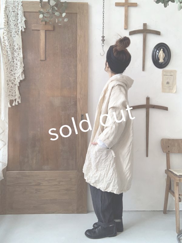 画像15: MARCHE' DE SOEUR/ジャケット・インペリアルヘンプ生成り (15)