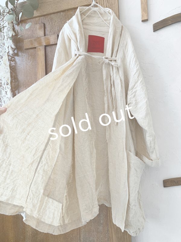 画像3: MARCHE' DE SOEUR/ジャケット・インペリアルヘンプ生成り (3)
