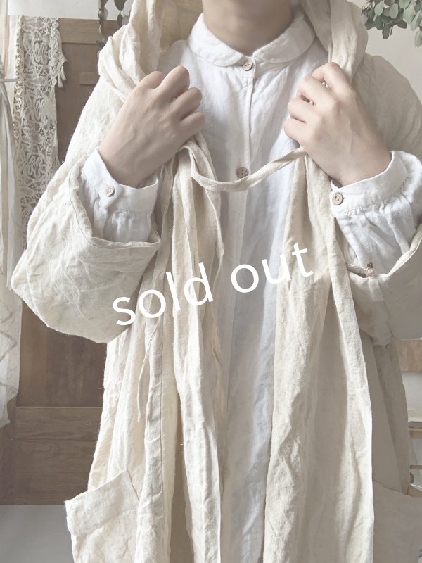 画像11: MARCHE' DE SOEUR/ジャケット・インペリアルヘンプ生成り (11)