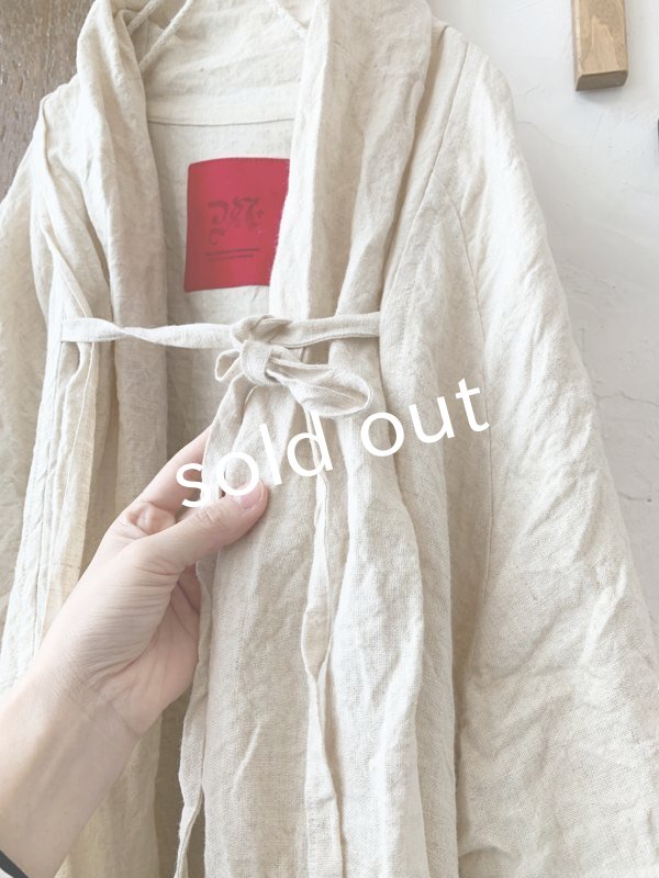 画像4: MARCHE' DE SOEUR/ジャケット・インペリアルヘンプ生成り (4)