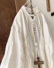 画像5: HALLELUJAH／1890's Bourgeron 羊飼いシャツワンピース・Off White（110cm丈） (5)