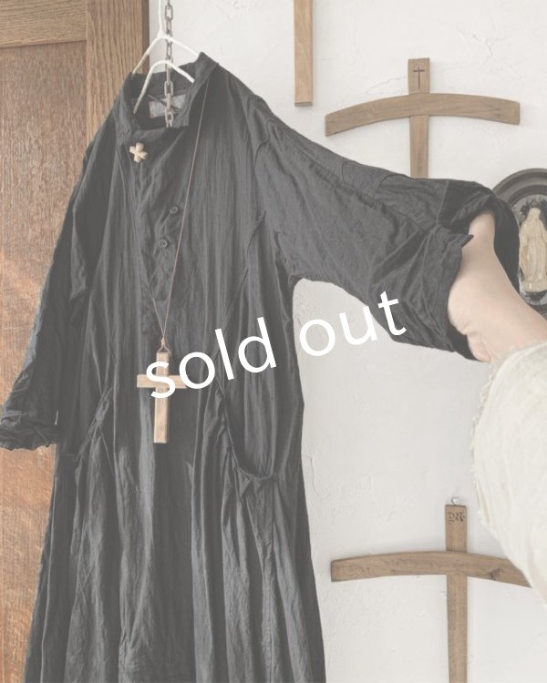 画像8: HALLELUJAH/Robe de Berger 羊飼いのローブ・Black (8)