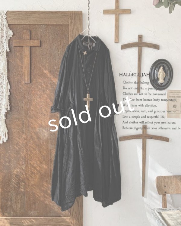 画像6: HALLELUJAH/Robe de Berger 羊飼いのローブ・Black (6)