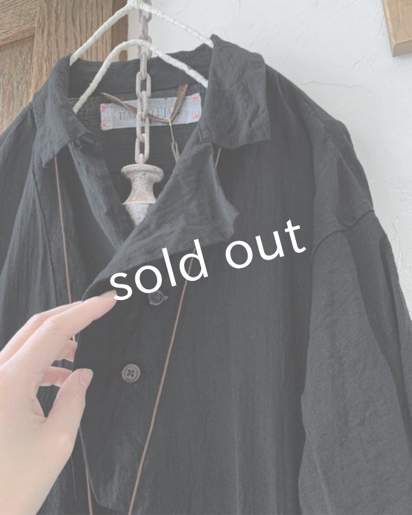 画像10: HALLELUJAH/Robe de Berger 羊飼いのローブ・Black (10)