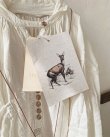 画像8: HALLELUJAH／1890's Bourgeron 羊飼いシャツワンピース・Off White（110cm丈） (8)