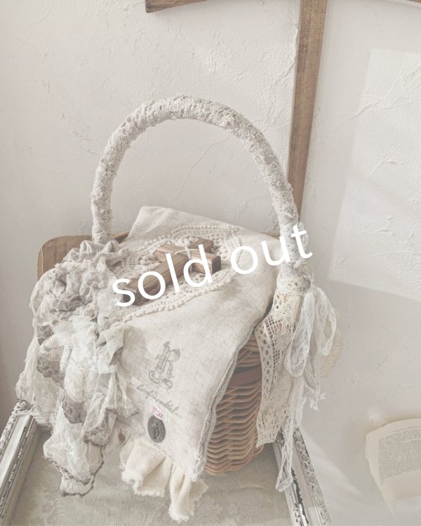 画像6: pollenbienco／アンティークレースと十字架のリリーバッグ (6)