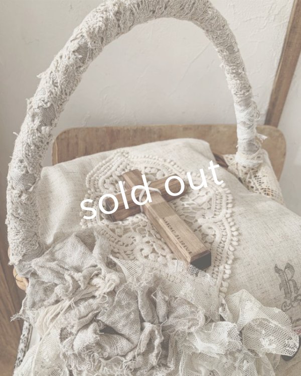 画像7: pollenbienco／アンティークレースと十字架のリリーバッグ (7)