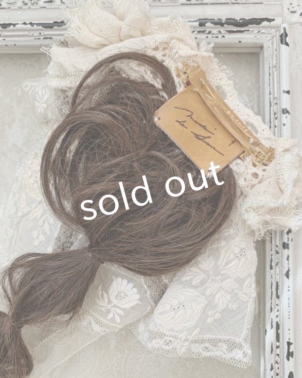 画像8: pollenbienco／アンティークレースと十字架のウィッグバレッタ・A (8)