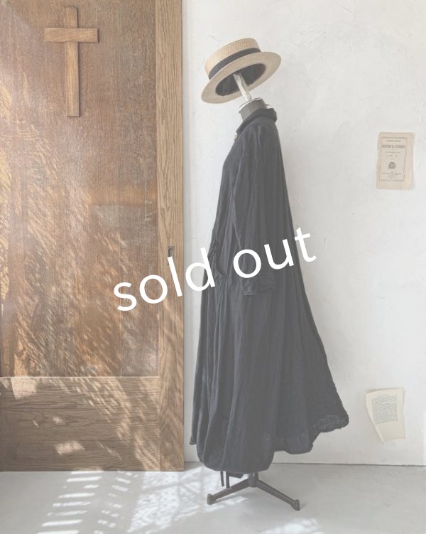 画像2: HALLELUJAH/Robe de Berger 羊飼いのローブ・Black (2)