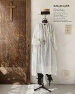 画像11: HALLELUJAH／1890's Bourgeron 羊飼いシャツワンピース・Off White（110cm丈） (11)