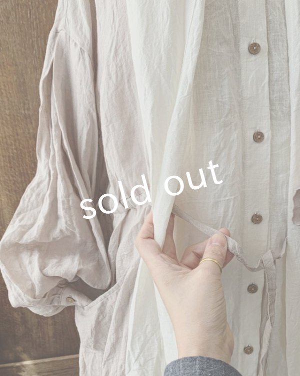 画像7: MARCHE' DE SOEUR／祈りのワンピース・くすみピンク (7)