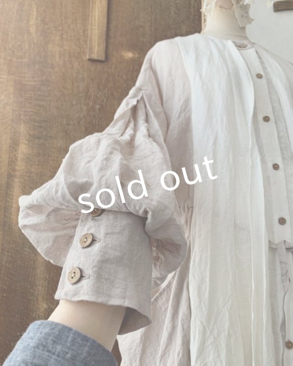 画像6: MARCHE' DE SOEUR／祈りのワンピース・くすみピンク (6)