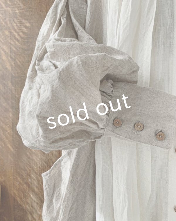 画像5: MARCHE' DE SOEUR／祈りのワンピース+pollenbiencoアンティークレースの首飾り・エクリュ (5)