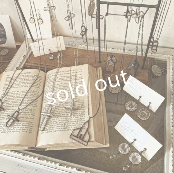 画像7: caco grass works/クロスペンダント・silver(大) (7)