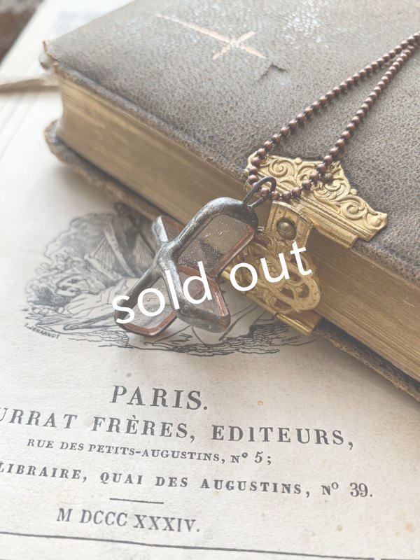 画像4: caco grass works/クロスペンダント・copper(小) (4)