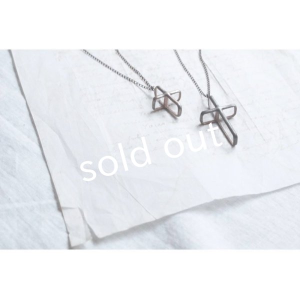 画像8: caco grass works/クロスペンダント・silver(大) (8)