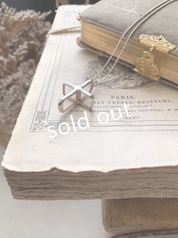 画像5: caco grass works/クロスペンダント・silver(小) (5)