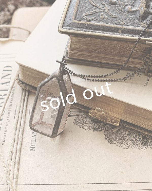 画像5: caco grass works/お花入り教会のペンダント・かすみ草 (5)