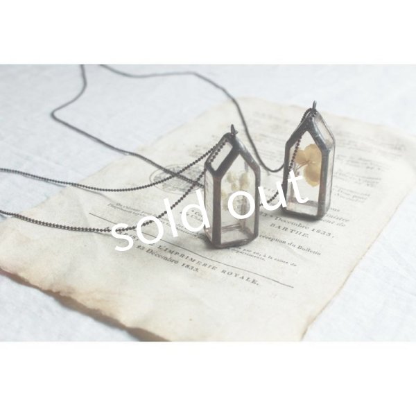 画像8: caco grass works/お花入り教会のペンダント・かすみ草 (8)