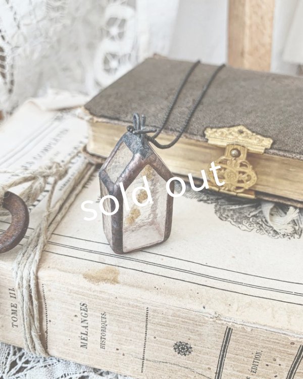 画像2: caco grass works／お花入り教会のペンダント・ミモザ (2)