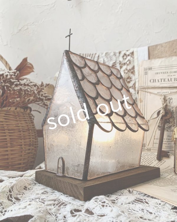 画像8: caco grass works／うろこ屋根の教会のランプ (8)