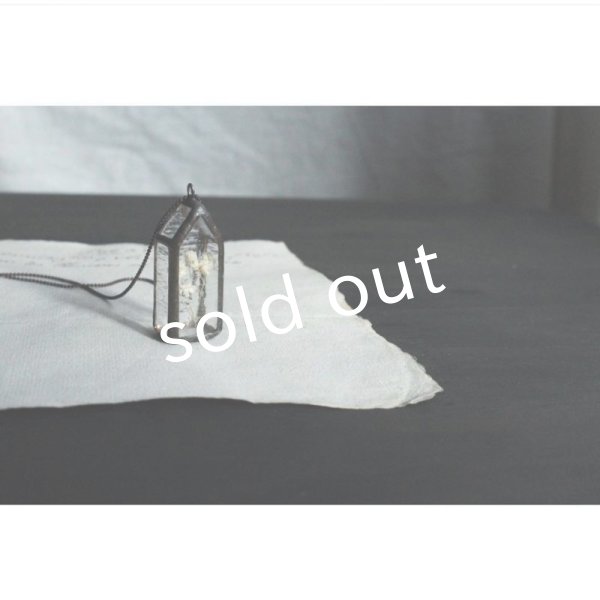 画像9: caco grass works/お花入り教会のペンダント・かすみ草 (9)