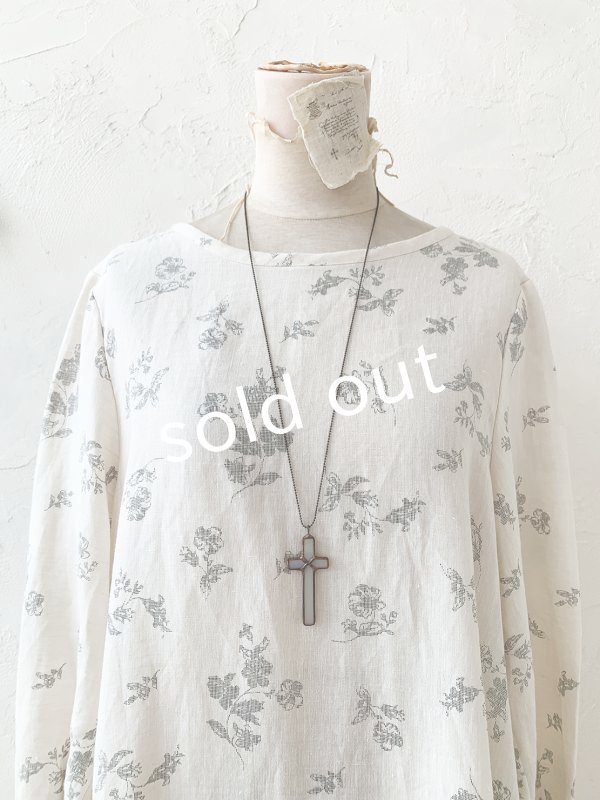 画像7: caco grass works/ステンドグラスのクロスペンダント (7)