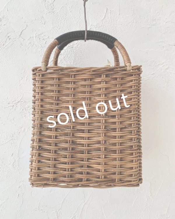 画像10: pollenbienco／アンティークレースと十字架のかごバッグ (10)