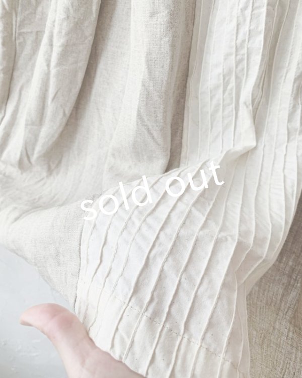 画像7: shizuka's & MARCHE3点セット/ロベリアのドレス・クリーム×生成り(サイドリボンタイプ) (7)