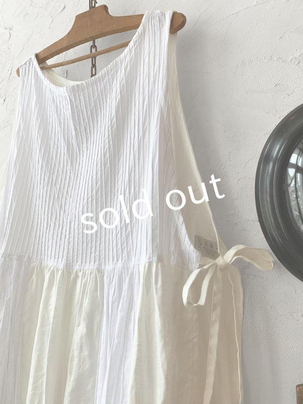 画像5: shizuka's & MARCHE３点セット／ロベリアのドレス・ホワイト（サイドりぼんタイプ） (5)