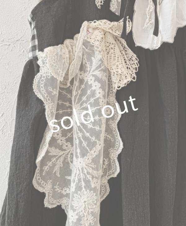 画像6: 【特別版】shizuka's & MARCHE３点セット／ロベリアのドレス・アンティークレースB（前スリットタイプ） (6)