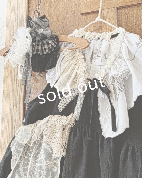 画像8: 【特別版】shizuka's & MARCHE３点セット／ロベリアのドレス・アンティークレースB（前スリットタイプ） (8)