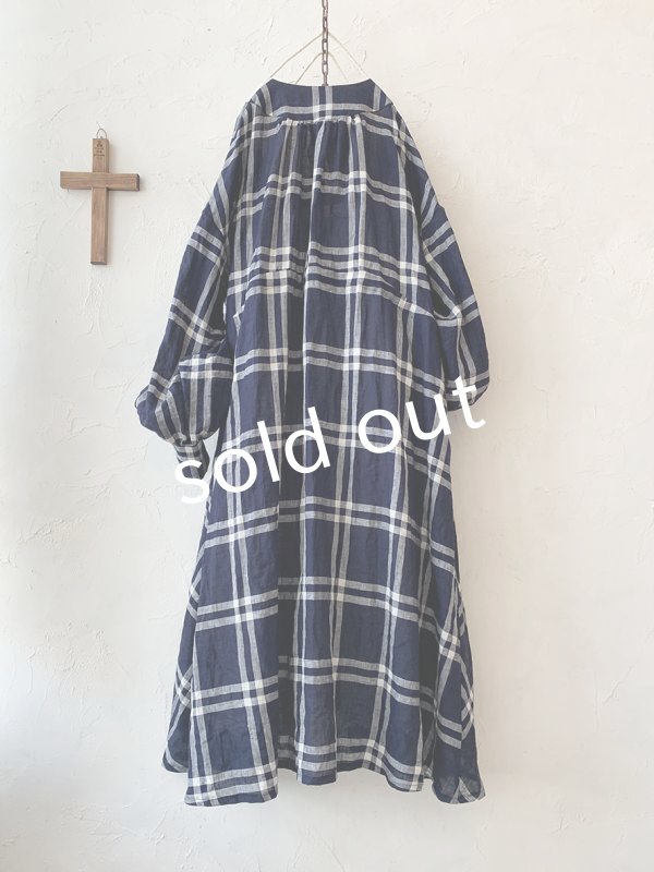 画像9: MARCHE' DE SOEUR／祈りのワンピース・フレンチチェック (9)