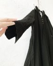 画像6: HALLELUJAH／Robe de femme de chambre 小間使いローブ衿付・black（110cm丈） (6)