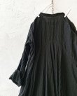 画像8: HALLELUJAH／Robe de femme de chambre 小間使いローブ衿付・black（110cm丈） (8)