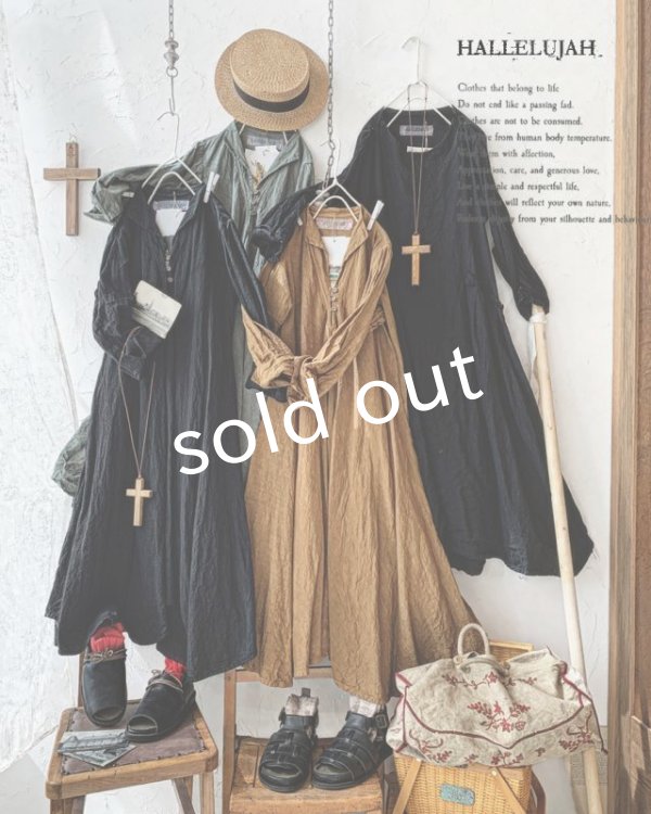 画像11: HALLELUJAH／1980's 羊飼いのローブ・black (11)