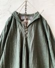 画像3: HALLELUJAH／Robe de femme de chambre 小間使いローブ衿付・khaki (3)