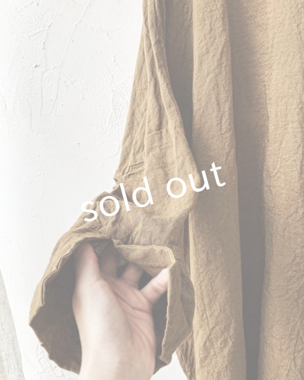 画像5: MARCHE' DE SOEUR／スモックチュニック・アンティークブラウン (5)