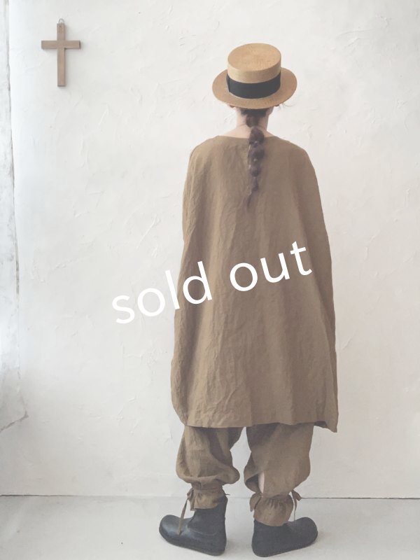 画像11: MARCHE' DE SOEUR／スモックチュニック・アンティークホワイト (11)