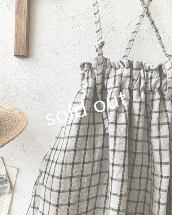 画像2: MARCHE' DE SOEUR／ピエロパンツ・ラティスチェック (2)