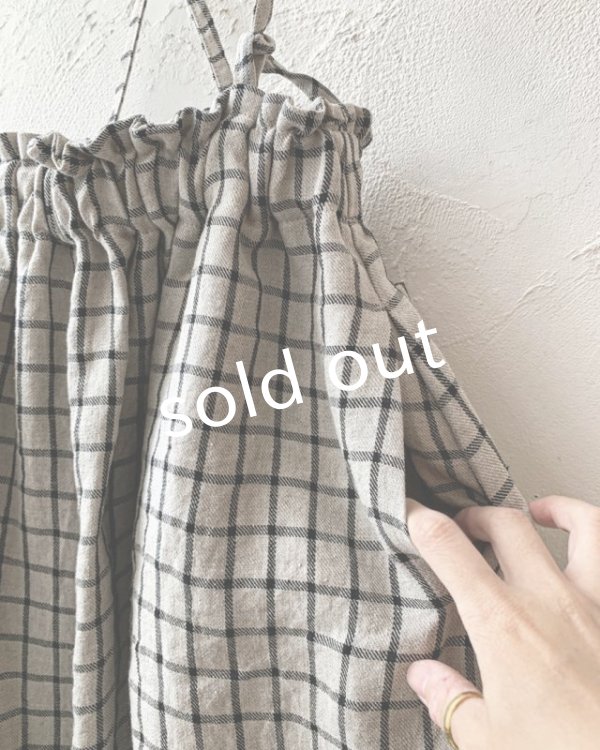 画像3: MARCHE' DE SOEUR／ピエロパンツ・ラティスチェック (3)