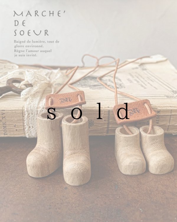 画像1: MARCHE' DE SOEUR／フランダースの木靴・刻印入りネックレス (1)
