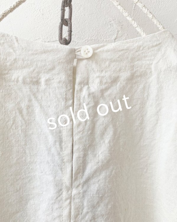 画像6: MARCHE' DE SOEUR／スモックチュニック・アンティークホワイト (6)