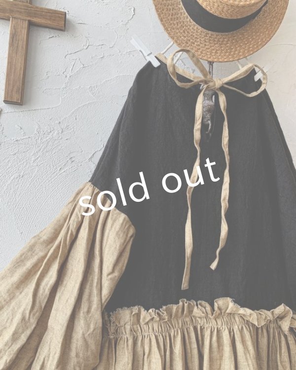 画像7: MARCHE' DE SOEUR／ブルターニュのワンピース・ヘーゼルナッツ (7)