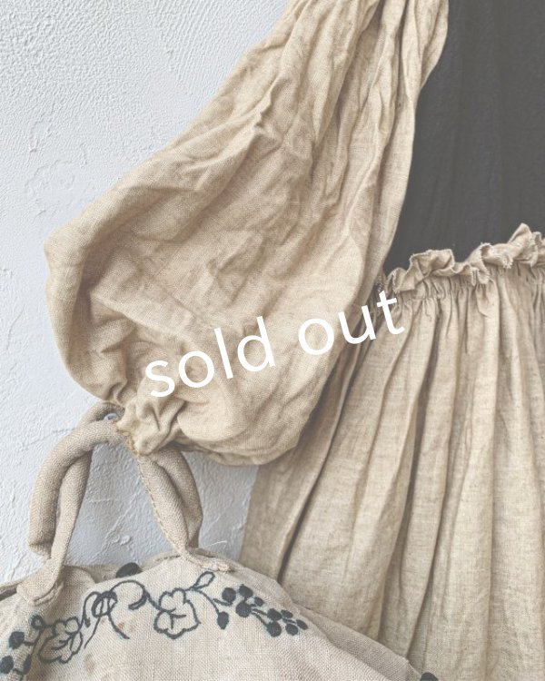 画像8: MARCHE' DE SOEUR／ブルターニュのワンピース・ヘーゼルナッツ (8)