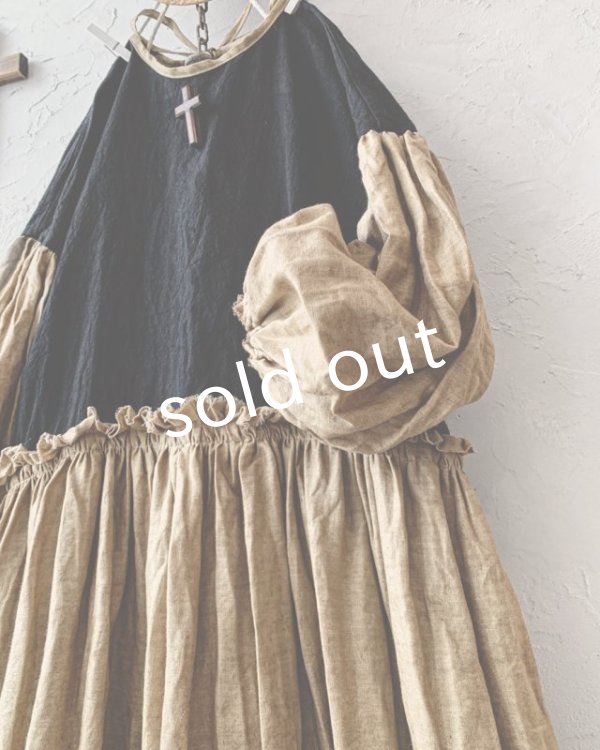 画像5: MARCHE' DE SOEUR／ブルターニュのワンピース・ヘーゼルナッツ (5)