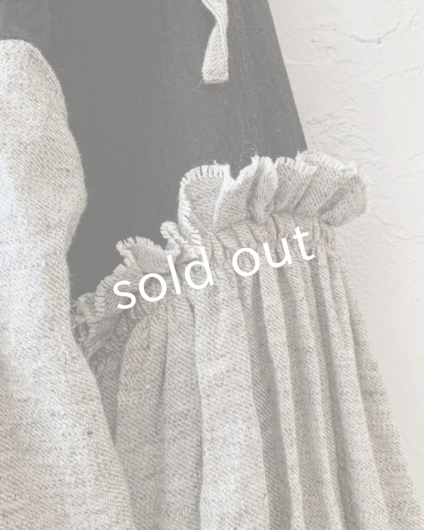 画像7: MARCHE' DE SOEUR／ブルターニュのワンピース・杢グレー (7)