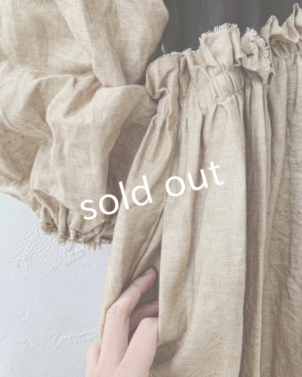 画像10: MARCHE' DE SOEUR／ブルターニュのワンピース・ヘーゼルナッツ (10)